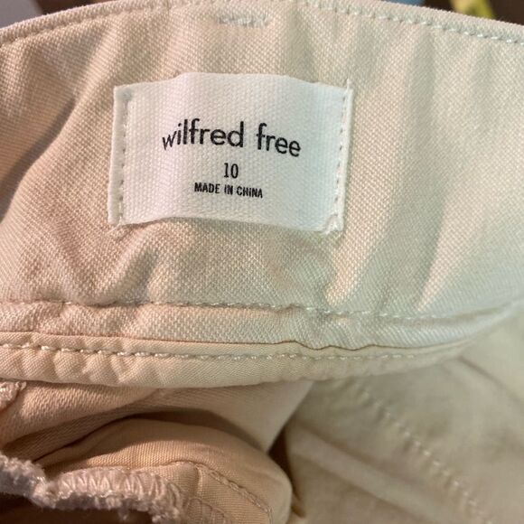 #100 ARITZIA WILFRED FREE Cotton Wide Leg Pants - Picture 7 of 8